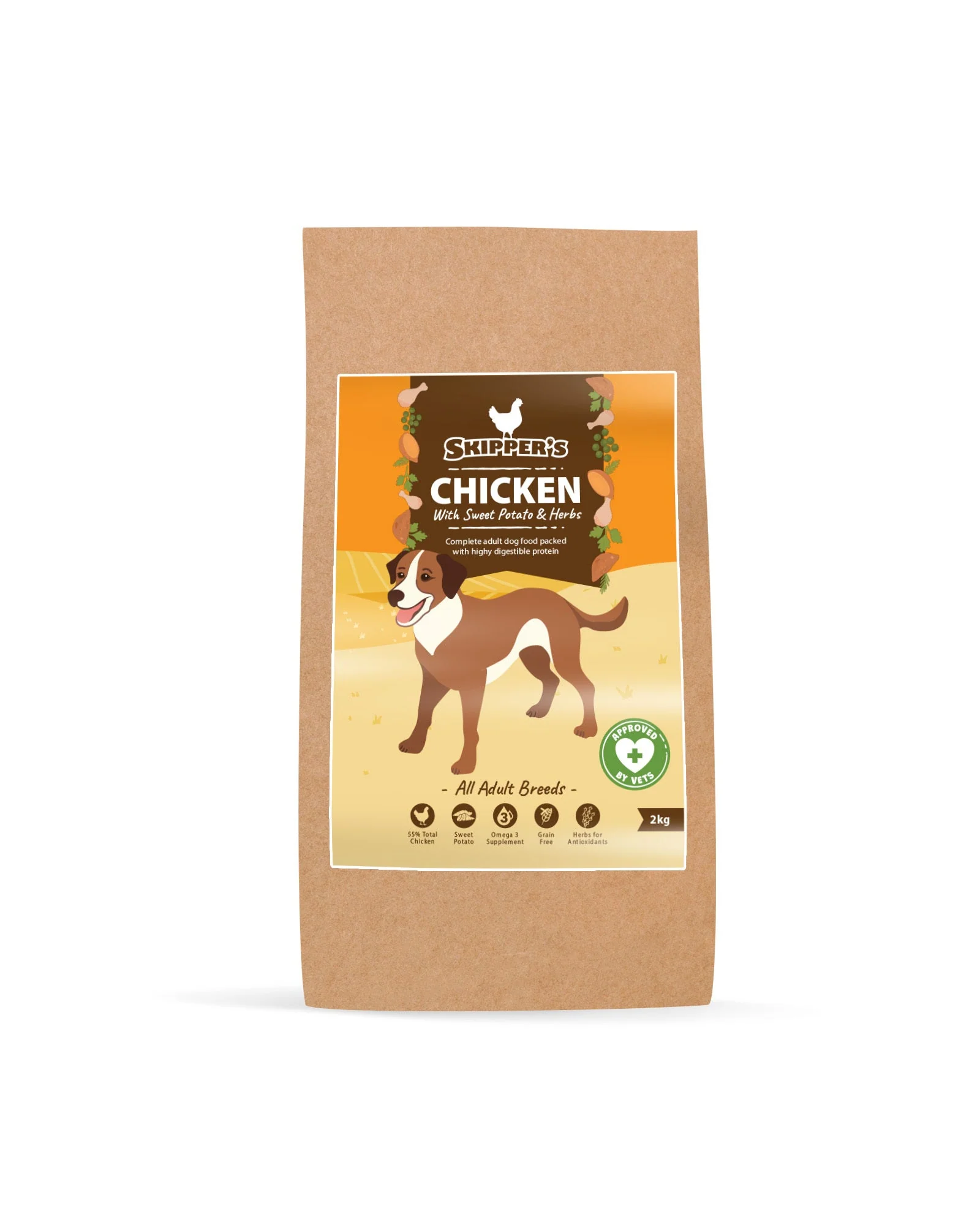 Chicken with Sweet Potato & Herbs Dog Food - Image 3