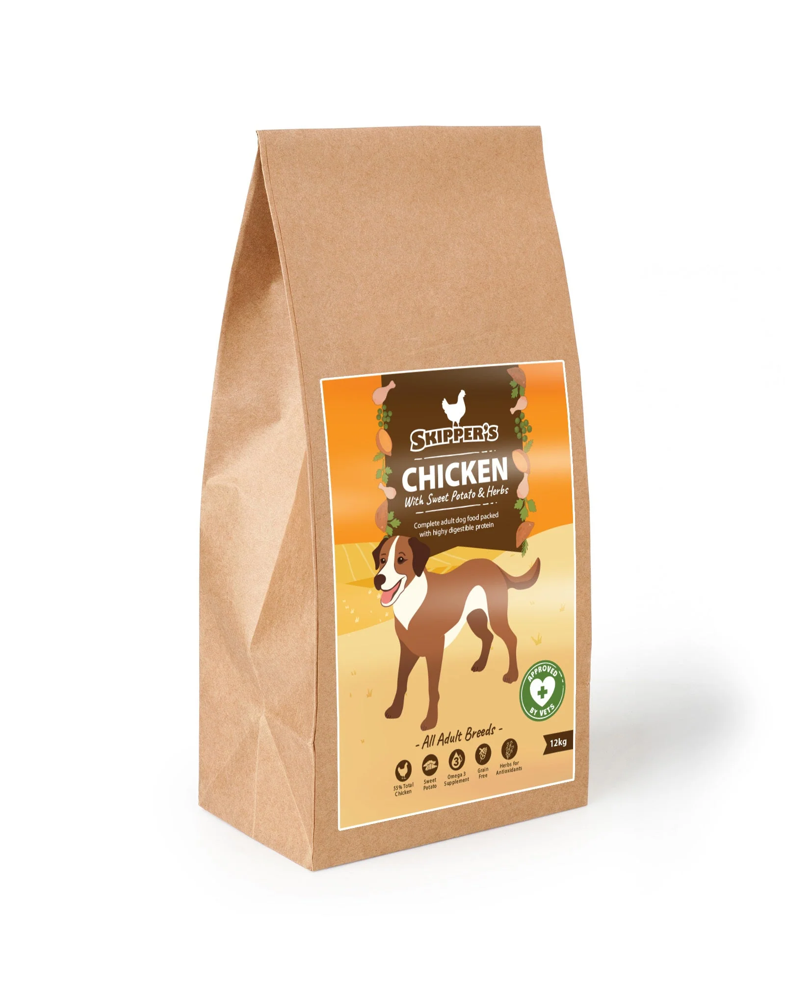 Chicken with Sweet Potato & Herbs Dog Food - Image 5