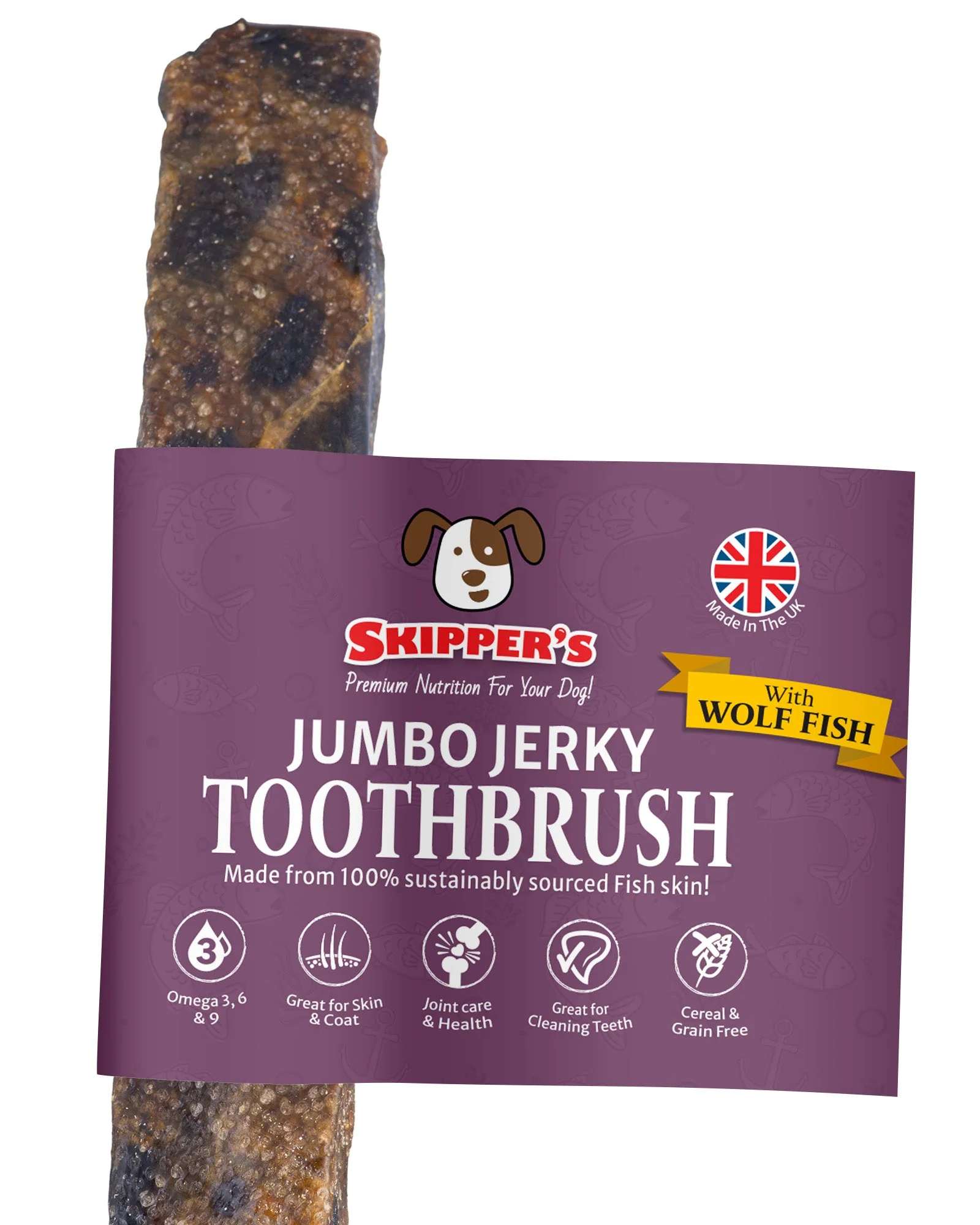 Jumbo Jerky Toothbrush - With Wolf Fish - Image 3